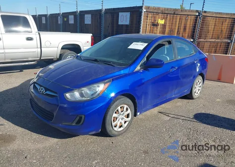 2012 Hyundai Accent Gls from USA, damaged, VIN KMHCT4AE1CU131548